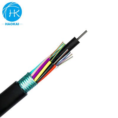 Stranded GYTS Kabel włóknisty zewnętrzny z pojedynczym drutem stalowym wzmocnienie środka wodoodporne