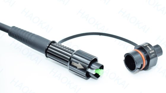 SC APC FTTA Kabel światłowodowy 5,0 mm G657A2 LSZH 5M Czarny przewód patch