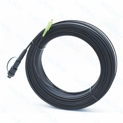 SC APC FTTA Kabel światłowodowy 5,0 mm G657A2 LSZH 5M Czarny przewód patch