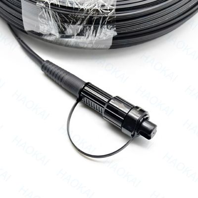 SC APC FTTA Kabel światłowodowy 5,0 mm G657A2 LSZH 5M Czarny przewód patch