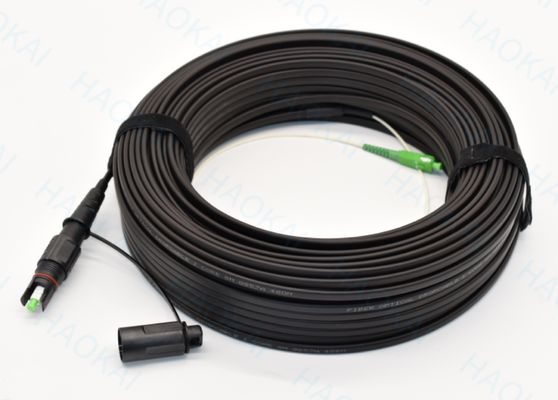 IP67 IP68 wodoodporny kabel optyczny z włóknem światłowodowym z łącznikiem SC / APC