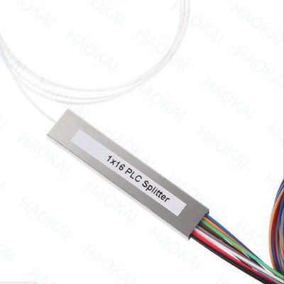 FTTH 1x4 1x8 Włókno PLC Splitter Mini Steel Tube Z SC APC Connector