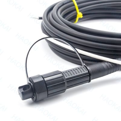 Pre Connector FTTX Solution SC APC FTTA Kabel światłowodowy 5.0mm G657A2 LSZH 5M Czarny