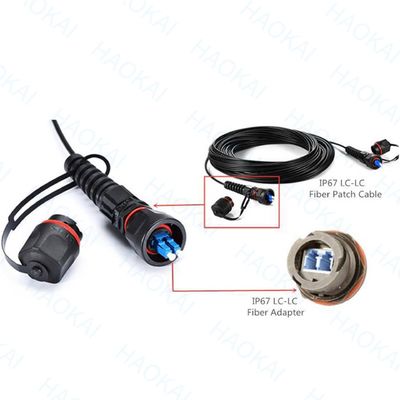 Mini IP SC APC OptiTap LC UPC FTTH Drop Cable Assembly Wodaodporny złącze