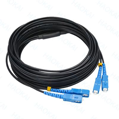 Mini IP SC APC OptiTap LC UPC FTTH Drop Cable Assembly Wodaodporny złącze