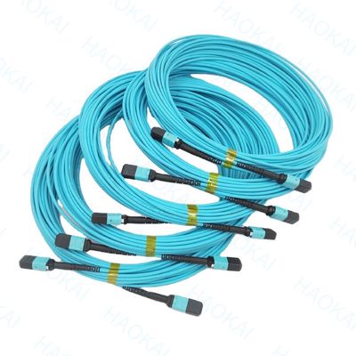 Jednorazowy przejście Sc Włóknooptyczne Patch Cord 12 rdzeni Duplex OS2