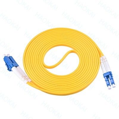 Duplex Lc Lc Patch Cord Single Mode Fiber Optic Patch Cord Architektura wysokiej gęstości