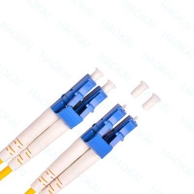 Duplex Lc Lc Patch Cord Single Mode Fiber Optic Patch Cord Architektura wysokiej gęstości