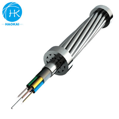 Kabel światłowodowy OPGW G652d Typ rury środkowej Drut uziemiony