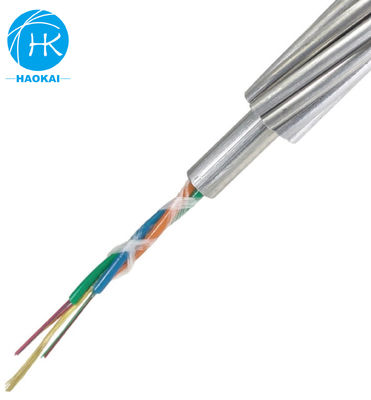 PBT OPGW Kabel włóknisty do rur powietrznych przez rdzenie 24 rdzenia 48 rdzenia 144 rdzenia