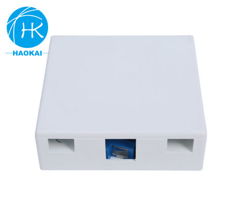 2core Mini Terminal Box SC Fiber Optic Access 86type Wewnętrzny skrzynia montażowa na ścianie
