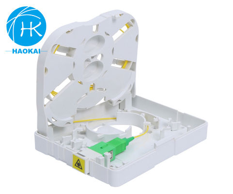 Wewnętrzny Mini Ftth Rosette Box 1core 2core Z SC LC UPC Zamknięty