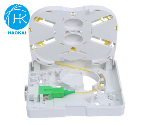 Wewnętrzny Mini Ftth Rosette Box 1core 2core Z SC LC UPC Zamknięty