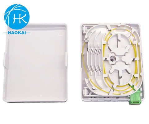 Skrzynka z rozetą z włókna ściennego 1 port 2 port Mini Faceplate Optic FTTH Box