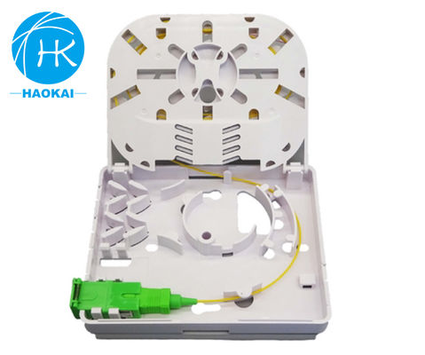 Skrzynka z rozetą z włókna ściennego 1 port 2 port Mini Faceplate Optic FTTH Box