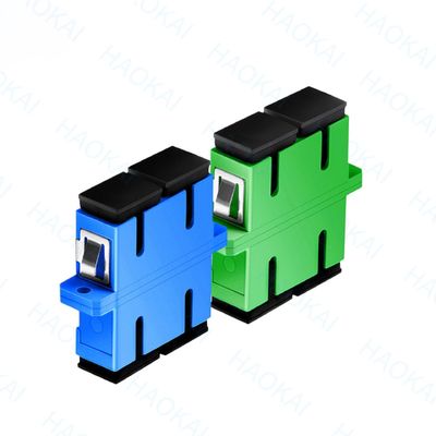 PVC Duplex SC APC UPC Adapter 1260nm - 1650nm Długość fali dla telekomunikacji