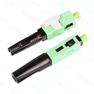 0.3db 60mm SC APC Szybki złącze SM FTTH Fast Fiber Optic Connector