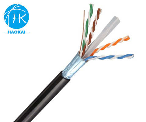 Kabel UTP CAT6 wypełniony galaretką z kablem sieci powietrznej na zewnątrz