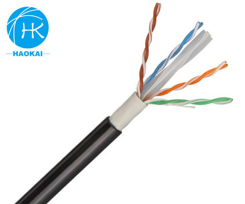FTP CAT6A Kabel LAN wewnętrzny 23awg Kabel sieciowy miedziany osłonięty