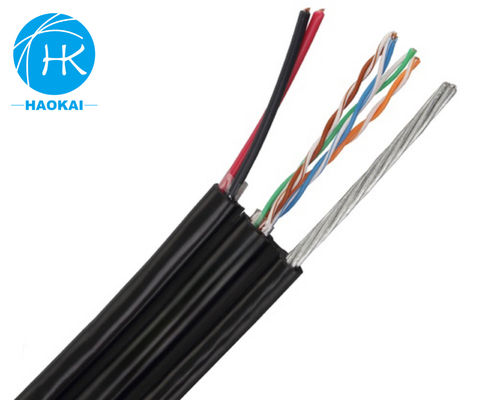 Kabel zewnętrzny UTP CAT5E Kabel LAN z prądem i przekaźnikiem
