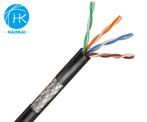 UTP CAT5E Kabel LAN zewnętrzny Solidna izolacja HDPE z komunikatorem