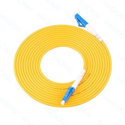 Duplex Lc Lc Patch Cord Single Mode Fiber Optic Patch Cord Architektura wysokiej gęstości