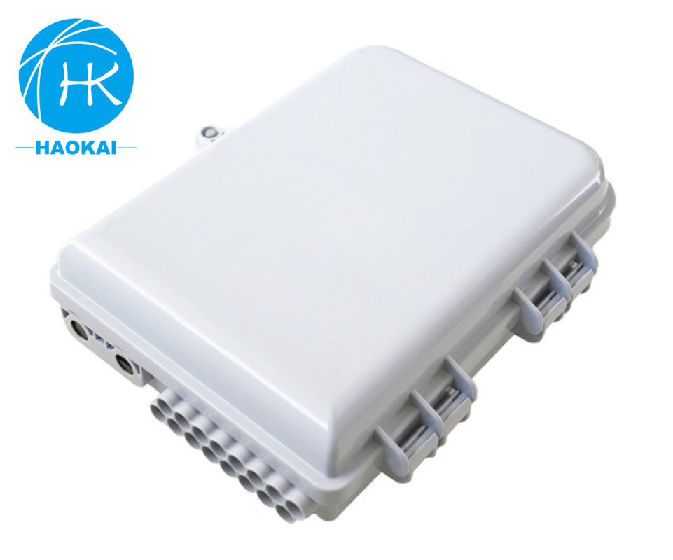 Wodoodporne zewnętrzne pudełko łącznikowe światłowodowe Plastikowe pudełko 16core FTTH