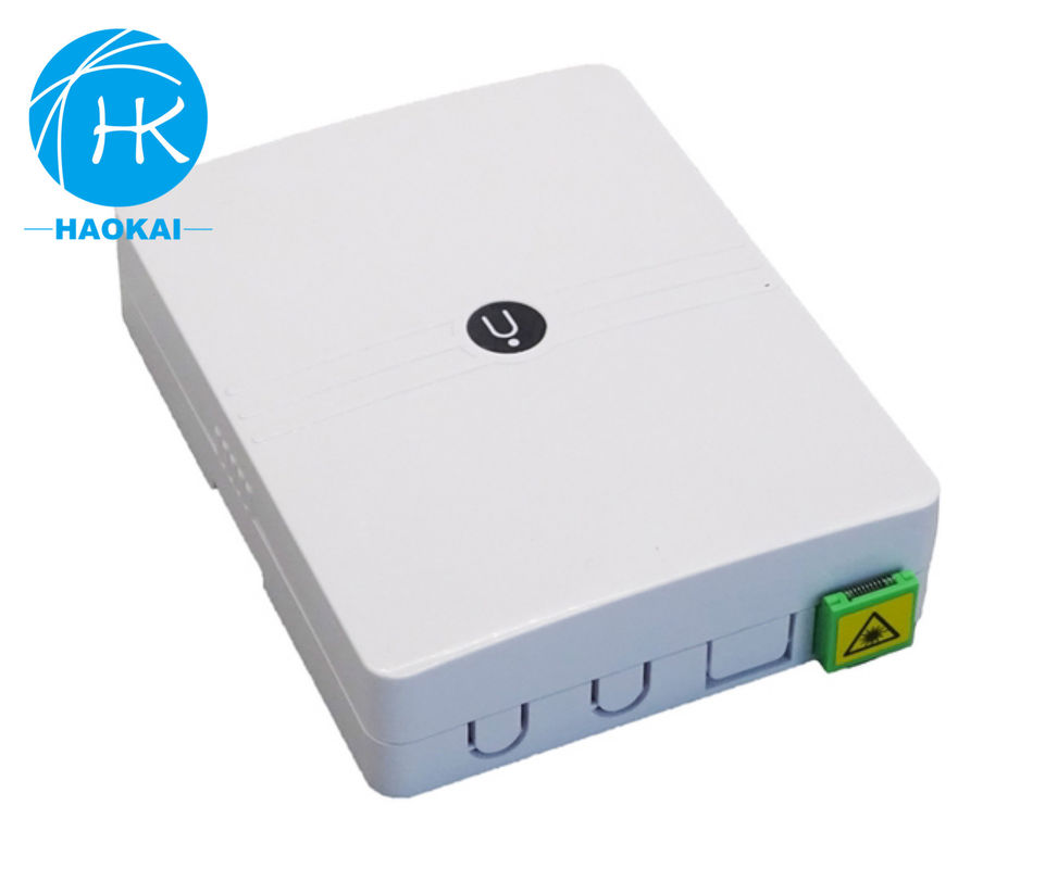 Skrzynka z rozetą z włókna ściennego 1 port 2 port Mini Faceplate Optic FTTH Box